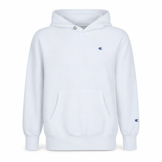 Champion Men's White XL Pullover Hoodie Reverse Weave Fleece