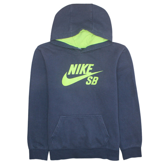 Nike SB Boys Navy Blue Hoodie XL 13-15 Years Pullover Fleece Sweatshirt