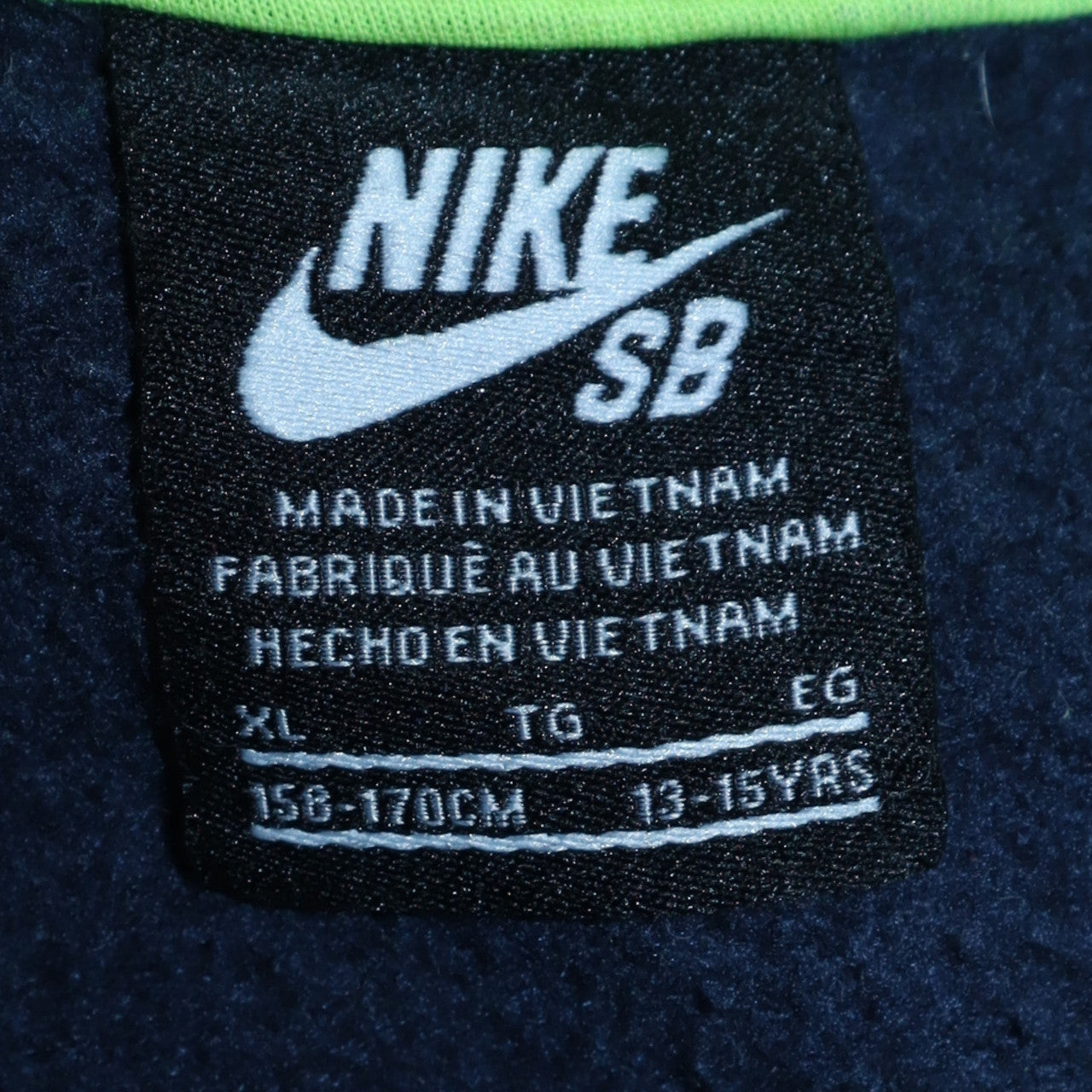 Nike SB Boys Navy Blue Hoodie XL 13-15 Years Pullover Fleece Sweatshirt