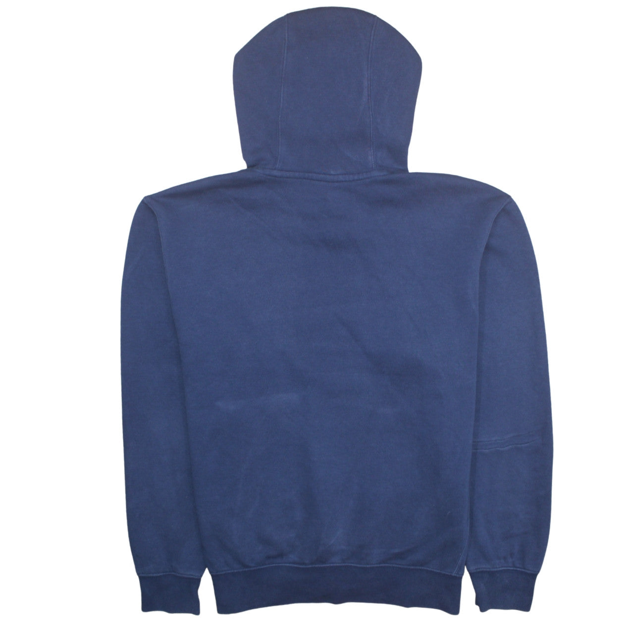 Nike Mens Blue Pullover Hoodie Medium Fleece Logo Sweatshirt