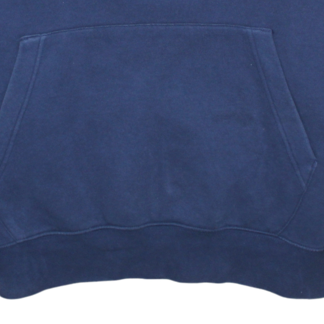Nike Mens Blue Pullover Hoodie Medium Fleece Logo Sweatshirt