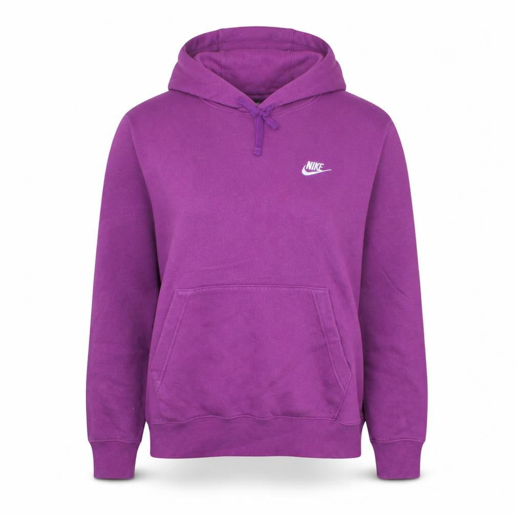 Nike Women's Purple Pullover Hoodie Small Cotton Blend