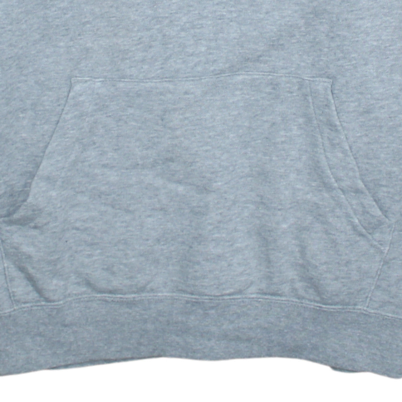 Nike Women Grey Pullover Hoodie L Cotton Blend Logo Casual
