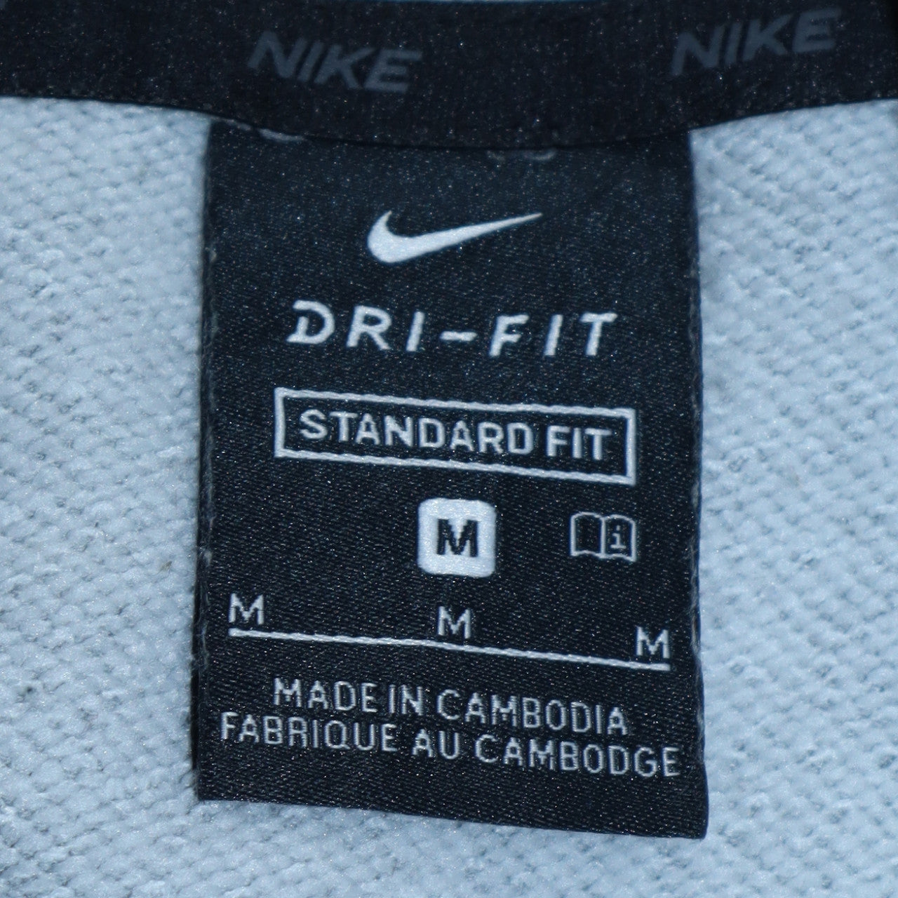Nike Men's Grey Dri-FIT Pullover Hoodie Medium Sportswear