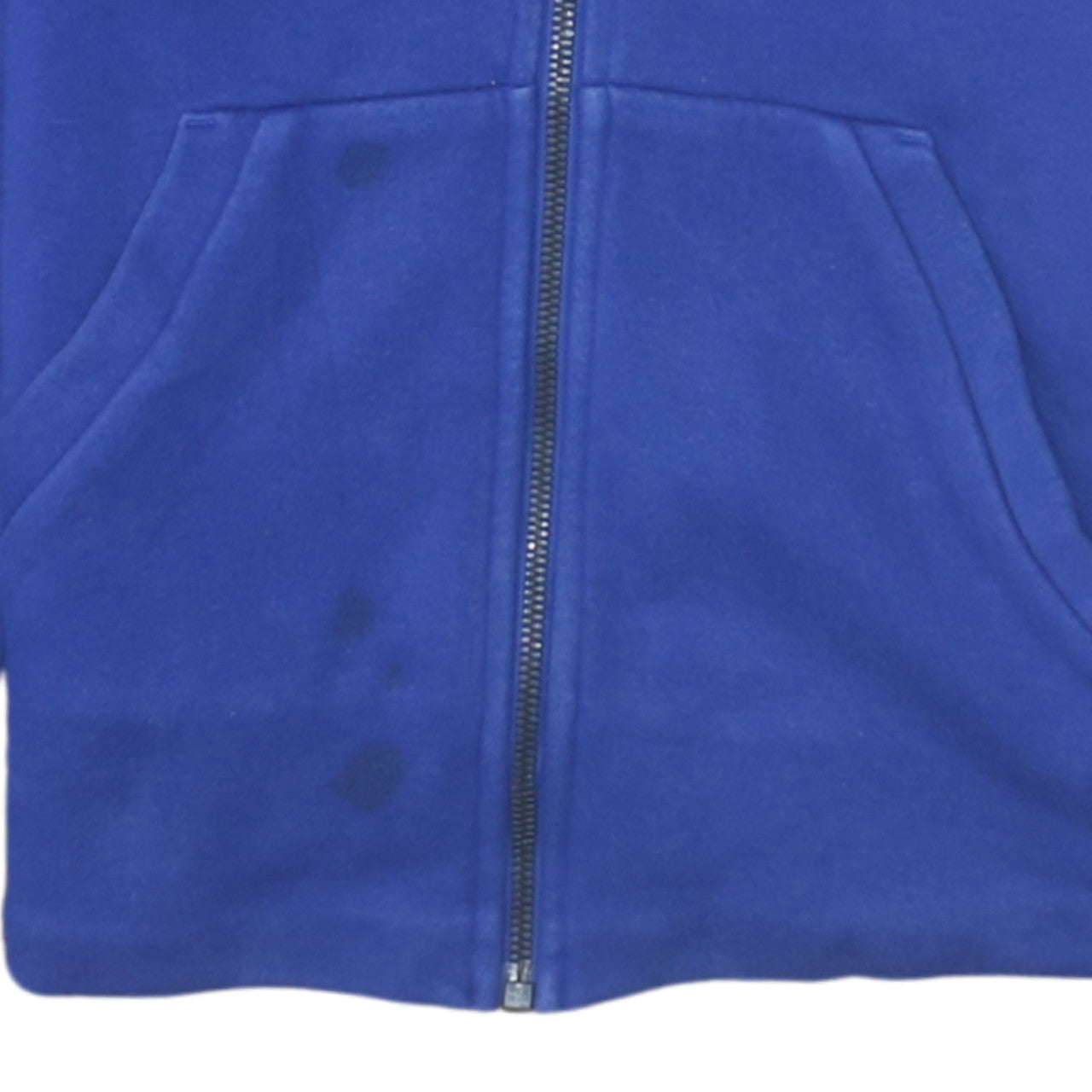Adidas Womens Blue Full Zip Hooded Sweatshirt XS Relaxed Fit