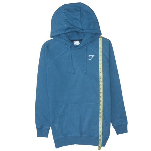 Gymshark Men’s Blue XS Pullover Fleece Hoodie Sweatshirt