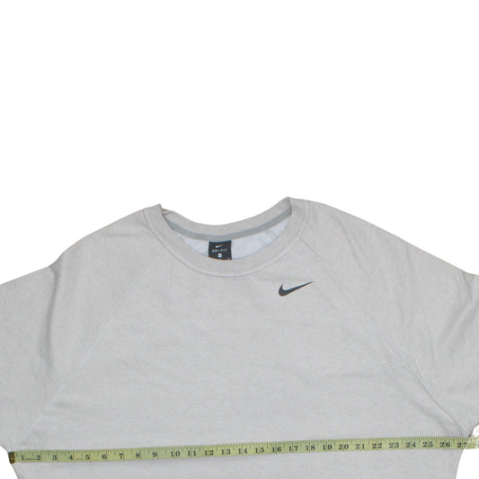 Nike Men's Grey Dri-FIT Crew Neck Sweatshirt XL