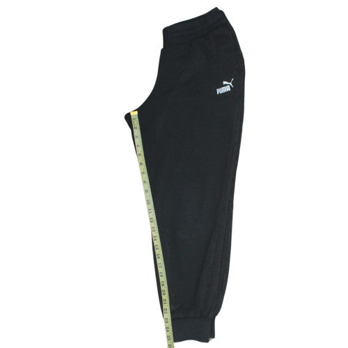 Puma Men’s Black Jogger Sweatpants M Regular Fit Casual Tapered