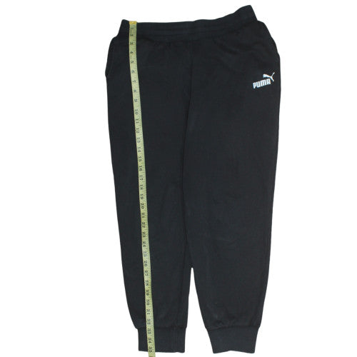 Puma Men’s Black Jogger Sweatpants M Regular Fit Casual Tapered