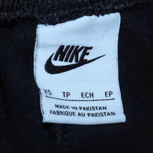 Nike Women Black XS Cotton Jogger Sweatpants Elastic Waist Sportswear