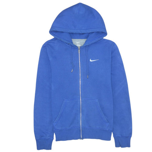 Nike Men's Blue Full Zip Hoodie Small Regular Fit Fleece