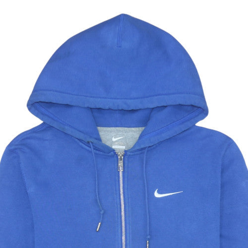 Nike Men's Blue Full Zip Hoodie Small Regular Fit Fleece
