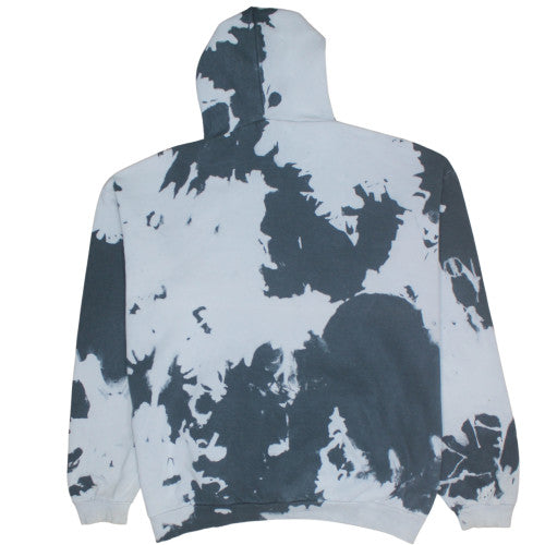 boohooMAN Men's Grey Tie-Dye Nevada Graphic Pullover Hoodie 3XL