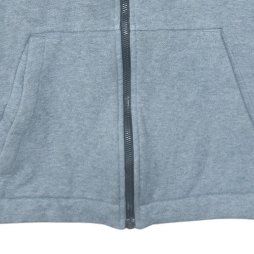 Nike Mens Grey Full Zip Hoodie M Fleece Lightweight