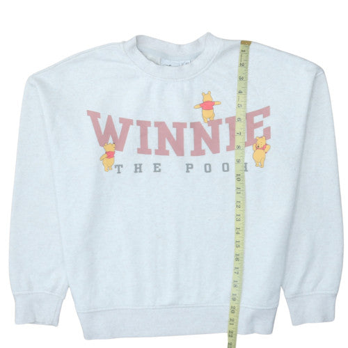 Disney Women’s Grey Winnie the Pooh Pullover Sweatshirt Size 10/12