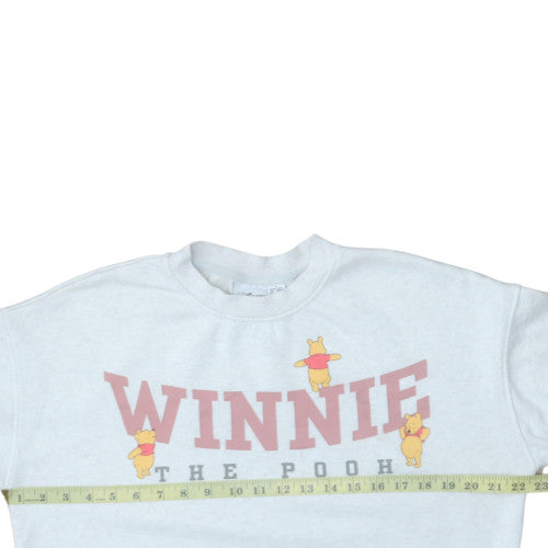 Disney Women’s Grey Winnie the Pooh Pullover Sweatshirt Size 10/12