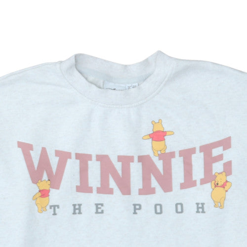 Disney Women’s Grey Winnie the Pooh Pullover Sweatshirt Size 10/12