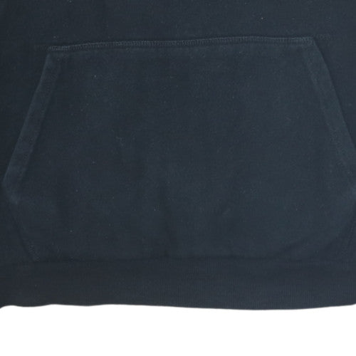 Ellesse Womens Black Pullover Hoodie UK 14 Cotton Blend Logo Sweatshirt