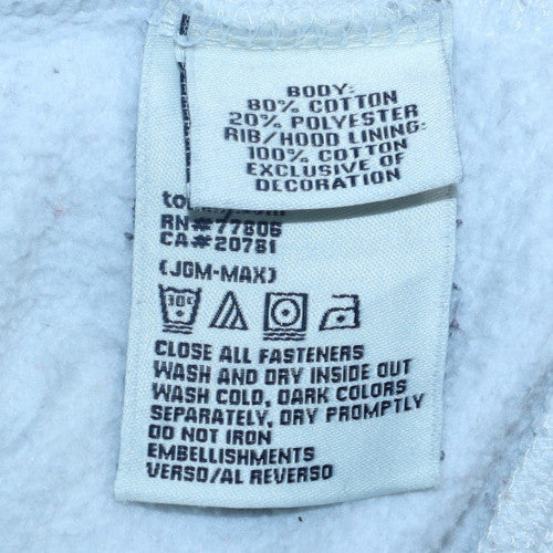 Tommy Hilfiger Men's White Full Zip Hoodie Size M