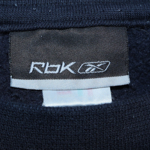 Reebok Men's Blue Crew Neck Pullover Sweatshirt L Sports Style