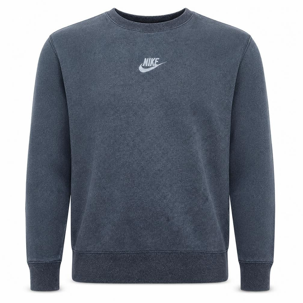 Nike Men's Grey Pullover Crew Neck Sweatshirt Size S