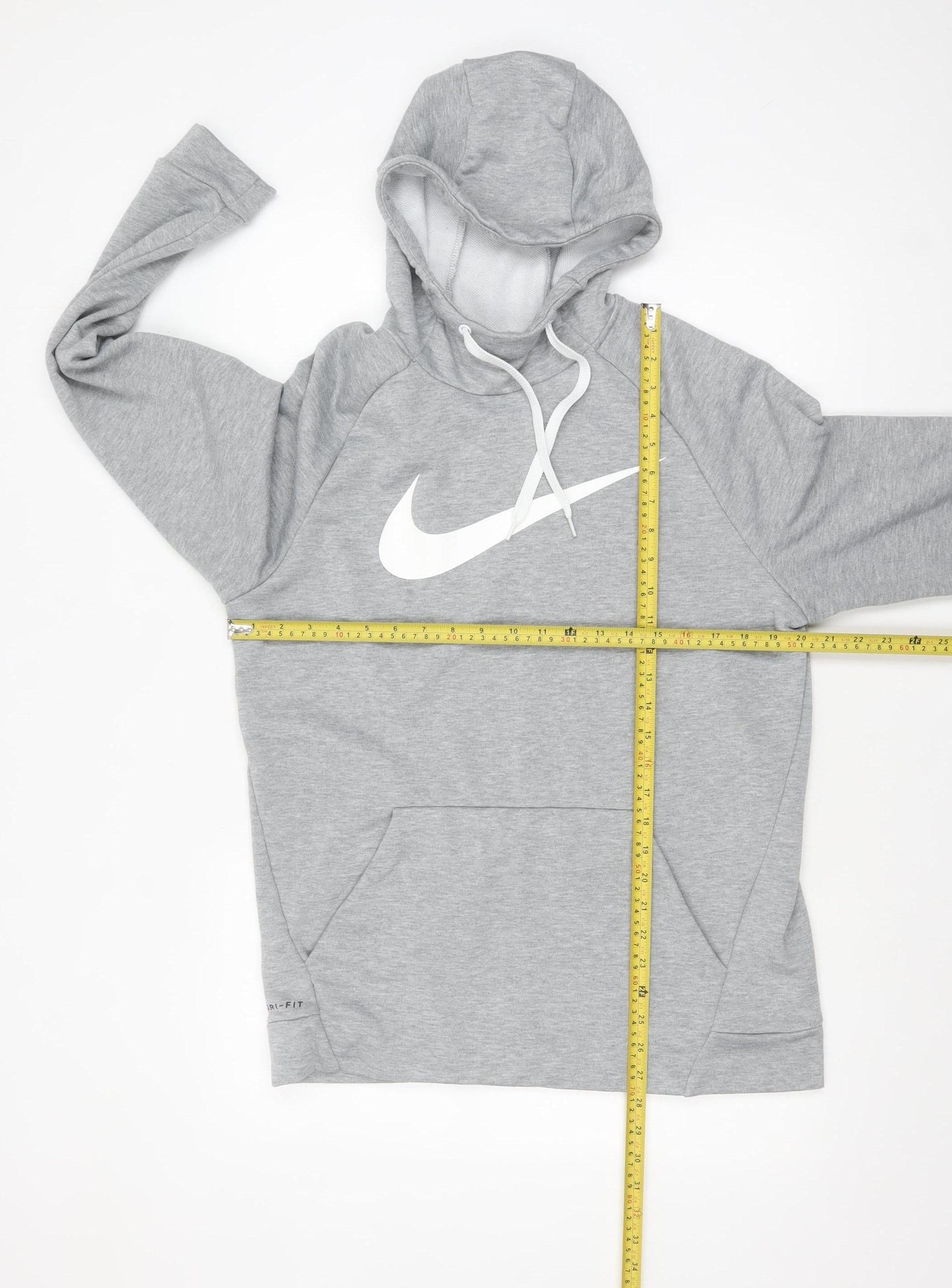 Nike Men's Grey Dri-FIT Pullover Hoodie M Sportswear