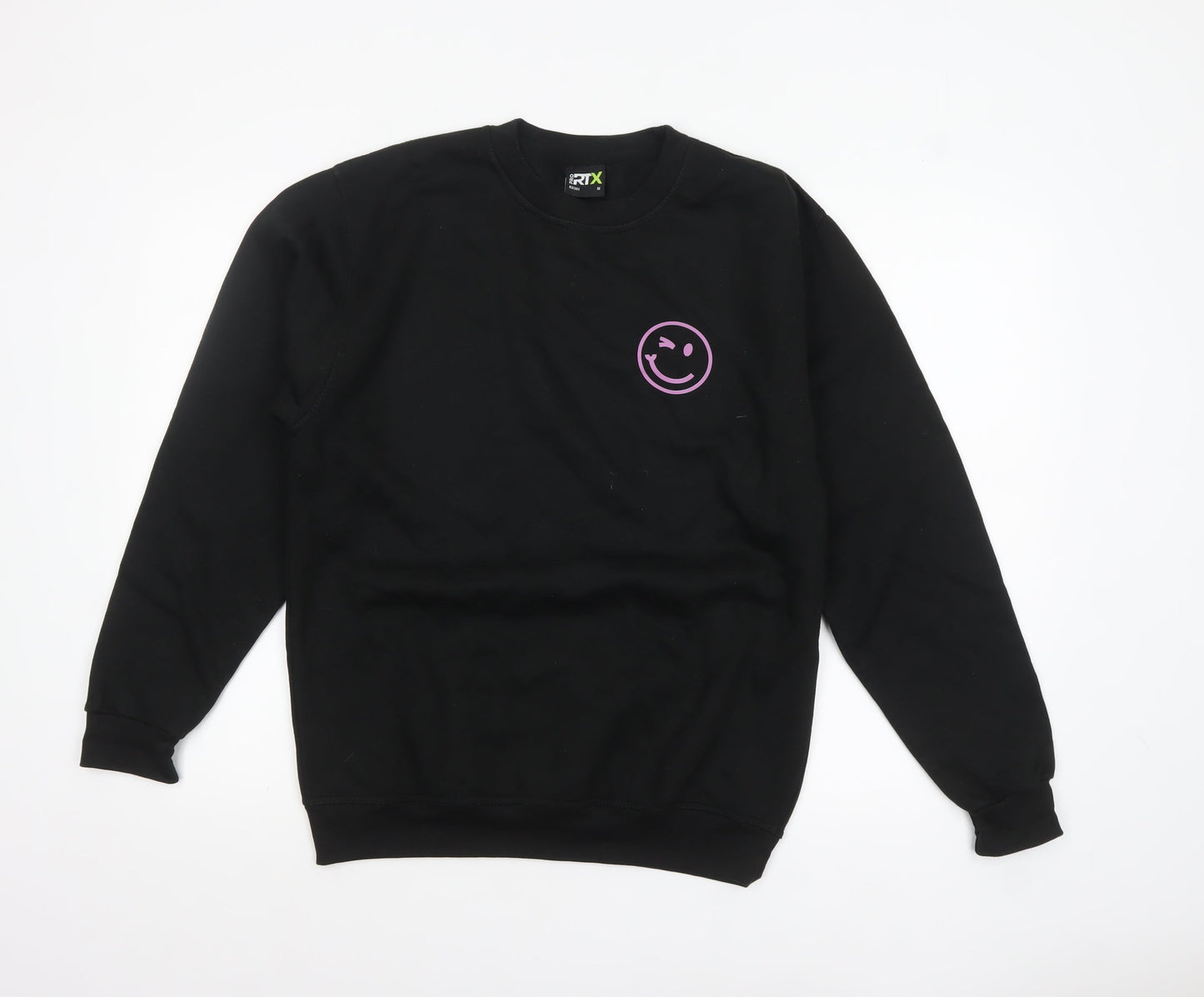 Pro RTX Men's Black Graphic Print Pullover Sweatshirt M