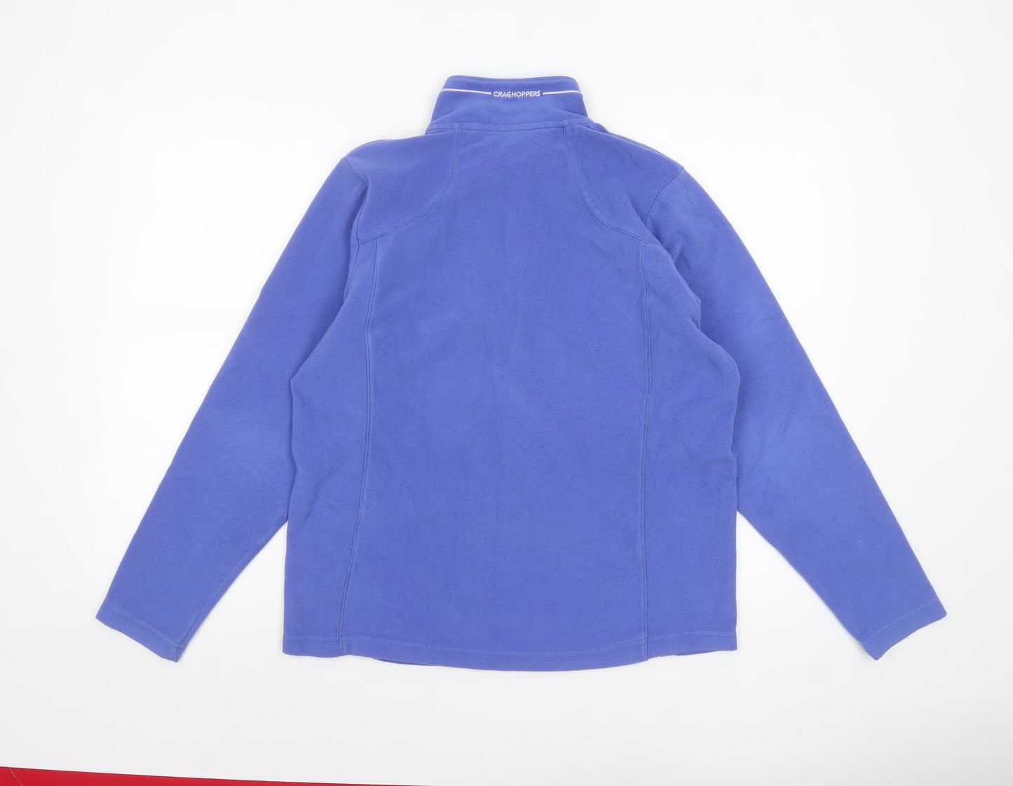 Craghoppers Women Blue Fleece 1/2 Zip Pullover Sweatshirt UK 10