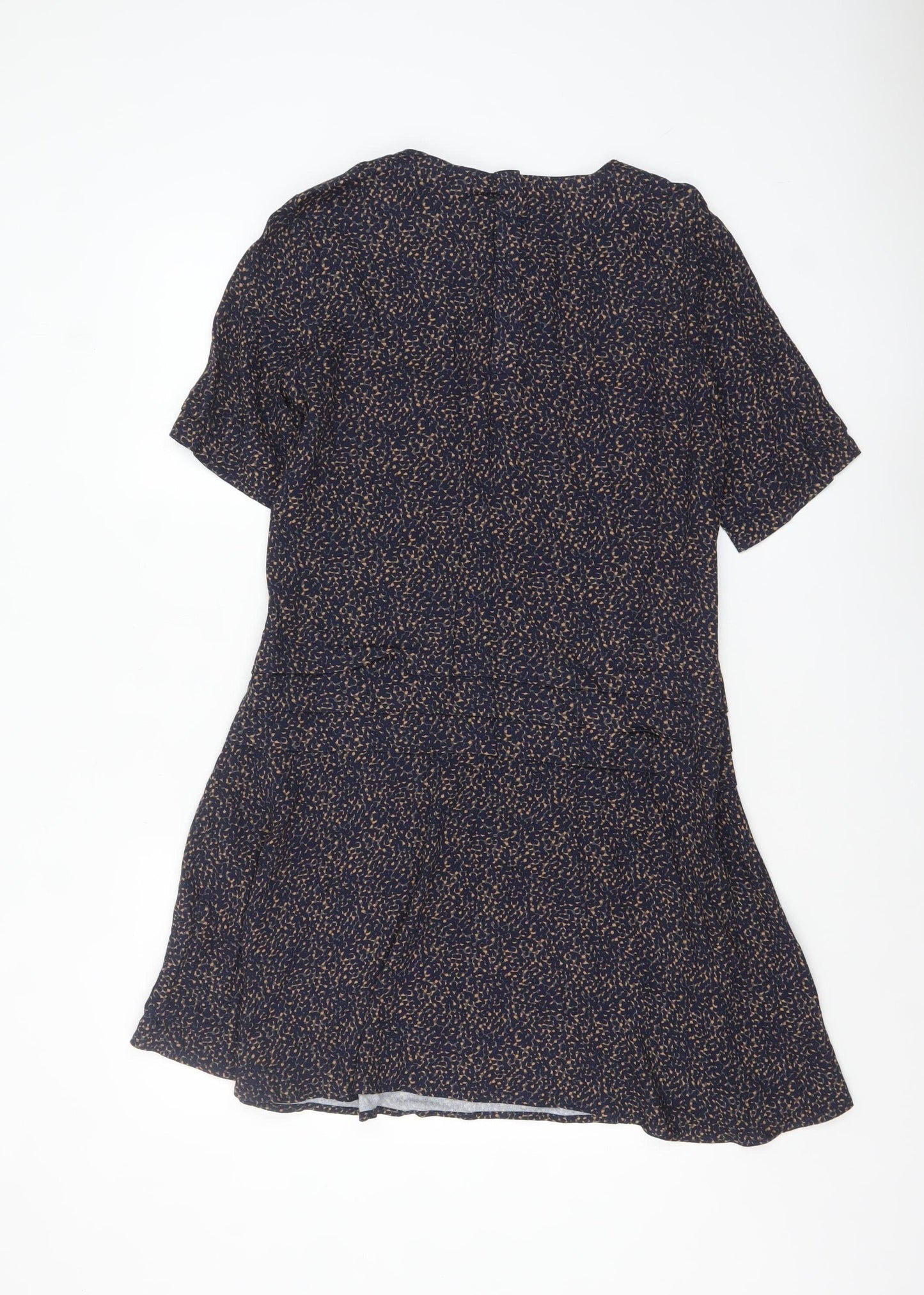 Apricot Women’s Blue Animal Print Fit & Flare Dress Size L