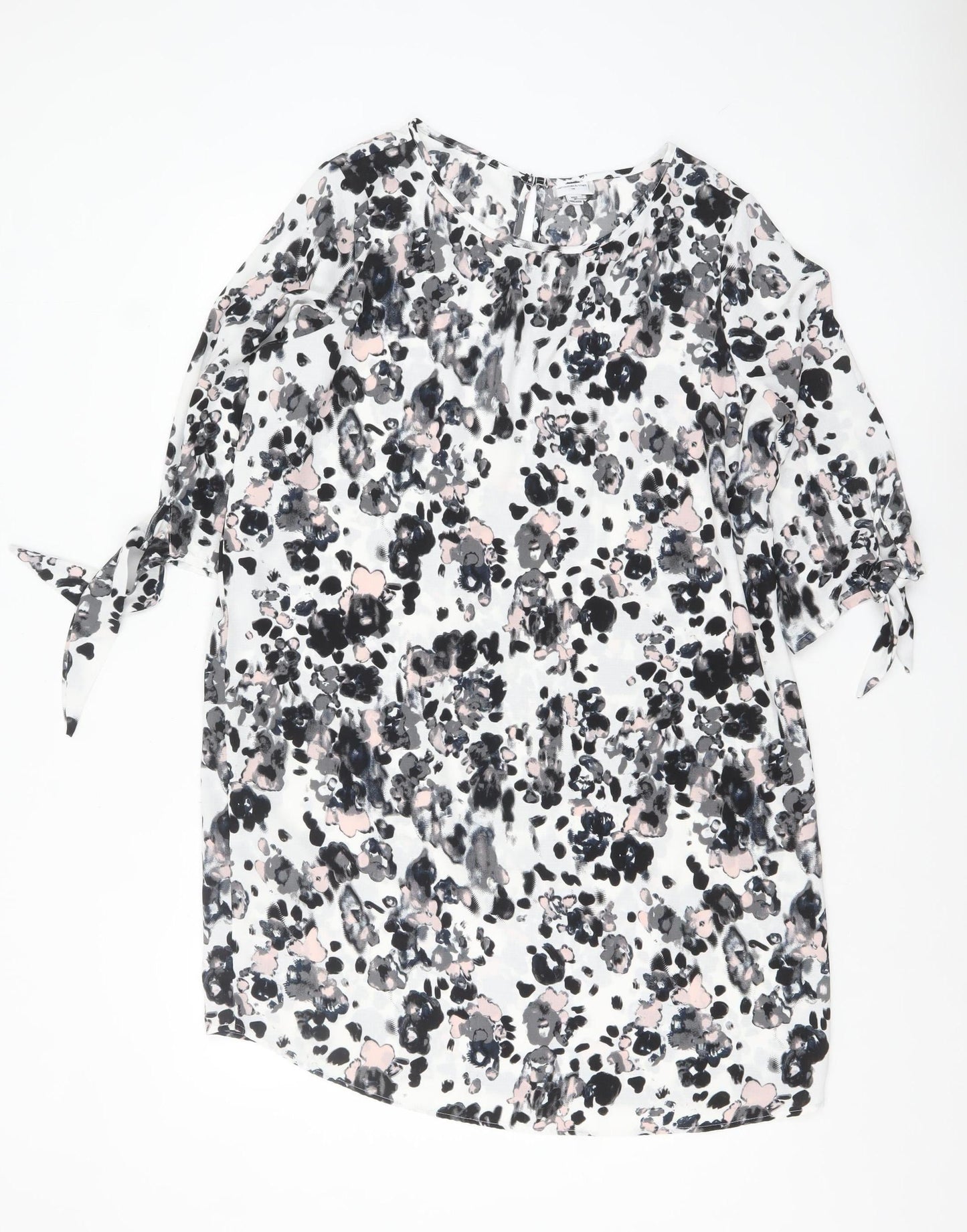 Jacqueline de Yong Women's Multicoloured Floral Shift Dress Size 12
