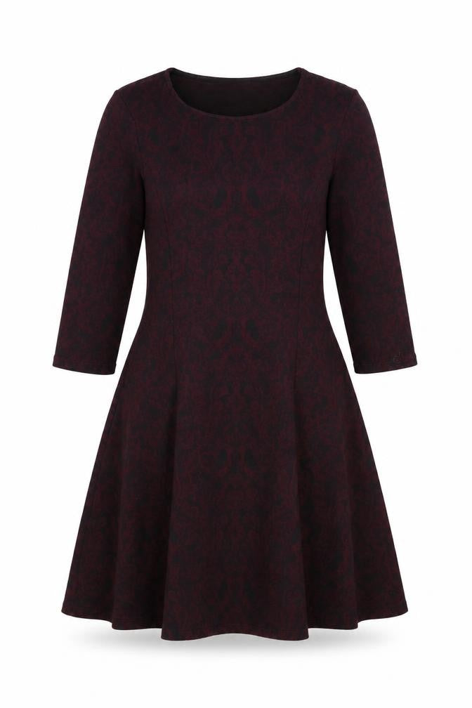 Monsoon Women's Brown Fit & Flare Knee Length Dress Size 12