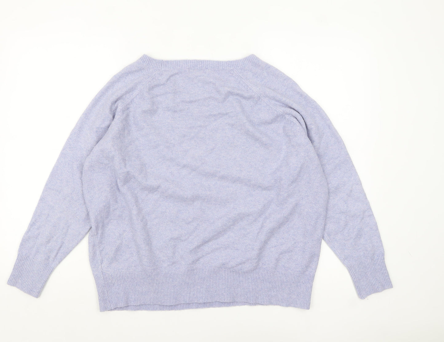 Monsoon Women’s Purple Knit Crew Neck Pullover Jumper M