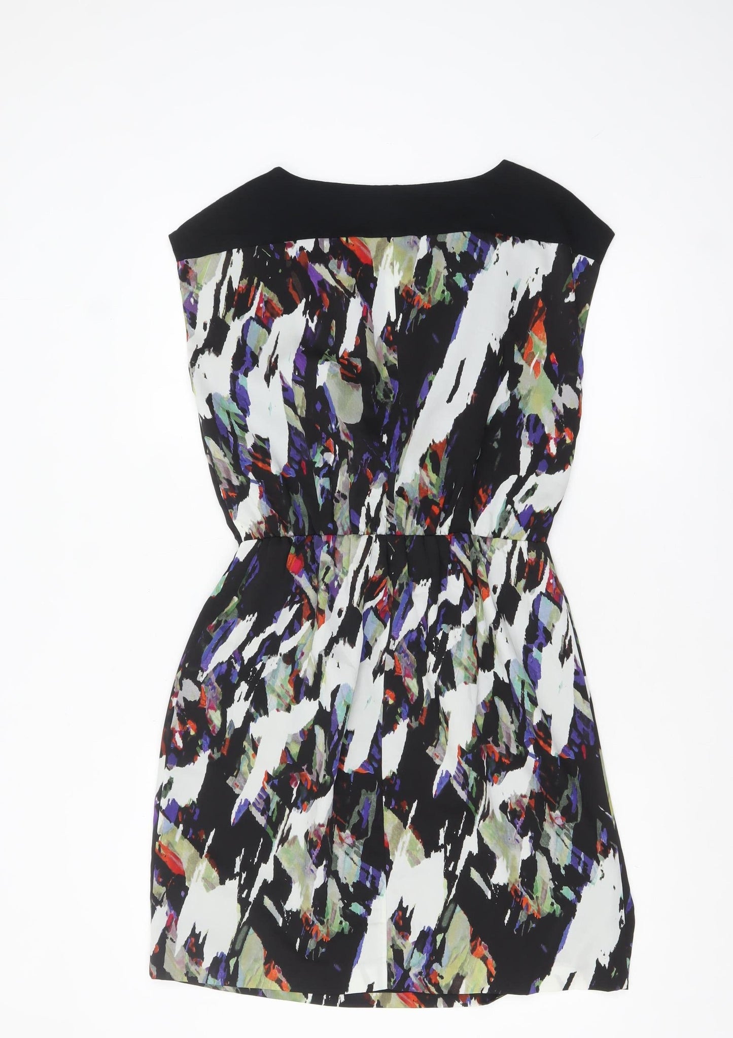 Mexx Women Multicoloured Size 12 Shift Dress Sleeveless Short