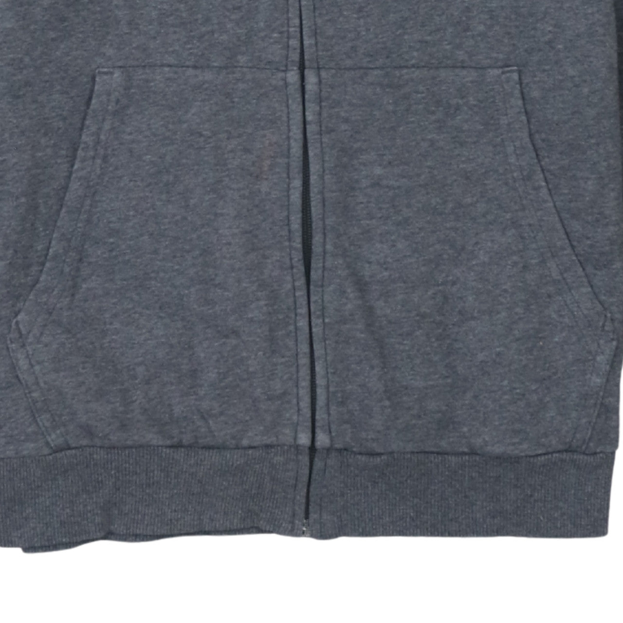 Under Armour Men's Grey Full Zip Hoodie Small Cotton Blend