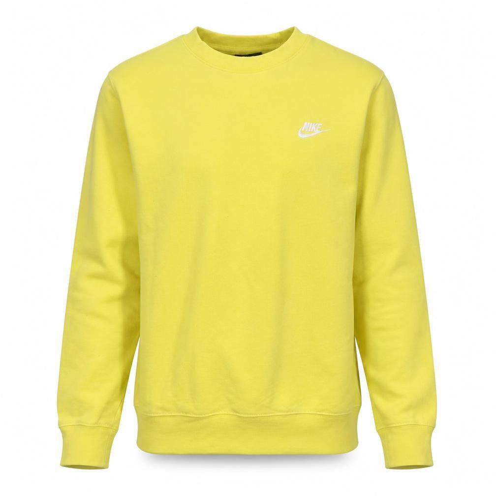 Nike Men's Yellow XS Crew Neck Pullover Sweatshirt