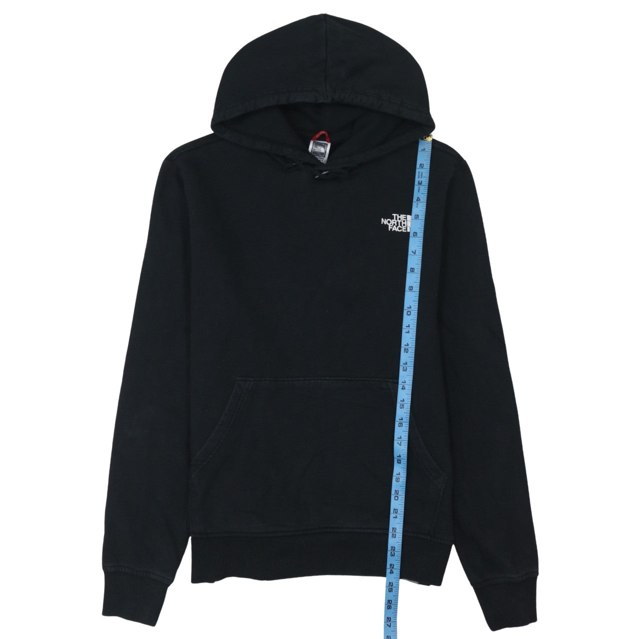 The North Face Women Black Small Pullover Hoodie Cotton Logo