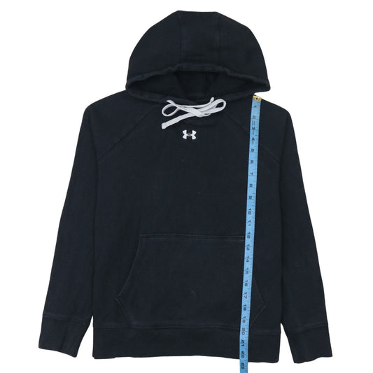 Under Armour Men's Black Pullover Hoodie Small Relaxed Fit Fleece