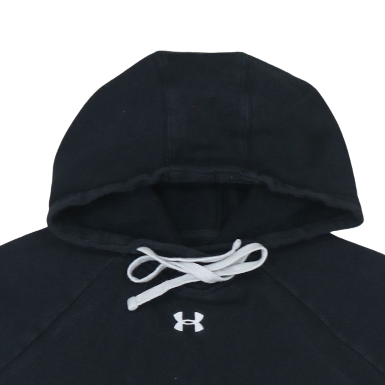Under Armour Men's Black Pullover Hoodie Small Relaxed Fit Fleece