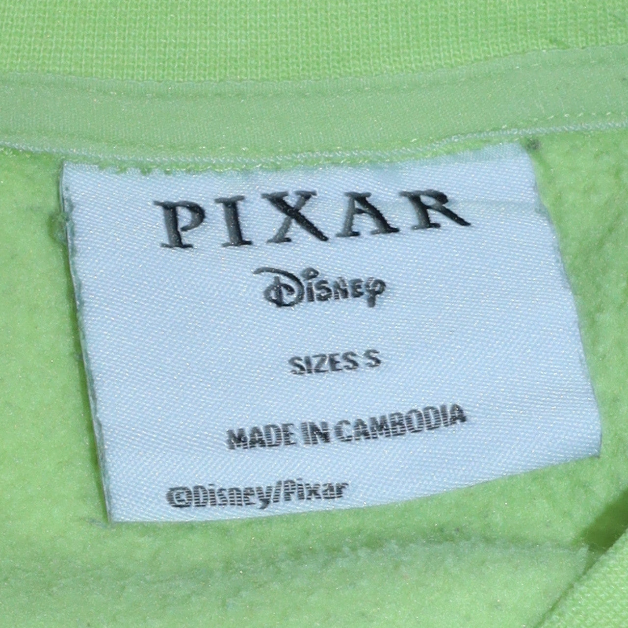 Disney Pixar Monsters University Green Sweatshirt Women S