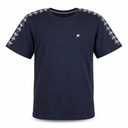Fila Boys Blue Logo Short Sleeve Crew Neck T-Shirt 13-14 Years