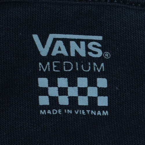 Vans Men's Black Medium Classic Logo Crew Neck Short Sleeve T-Shirt
