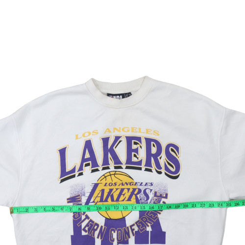 Primark Women’s White Los Angeles Lakers Pullover Sweatshirt Size 10