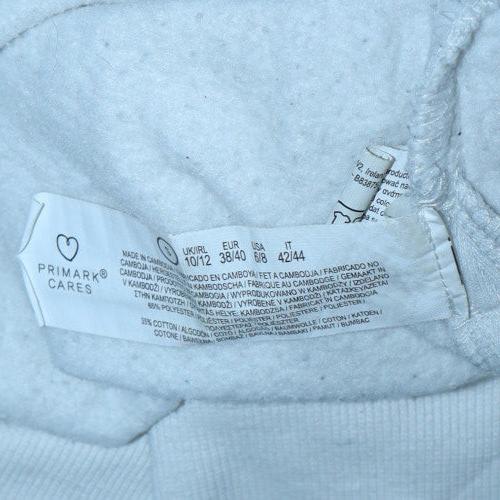 Primark Women’s White Los Angeles Lakers Pullover Sweatshirt Size 10