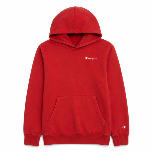 Champion Boys Red Pullover Hoodie 13-14 Years Fleece Sweatshirt