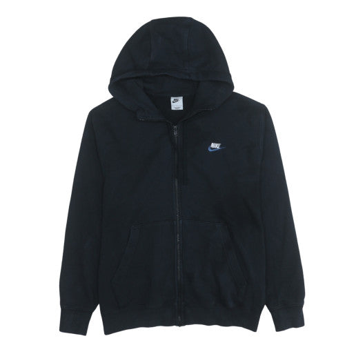 Nike Men's Black Full Zip Hoodie Size L Fleece Sportswear