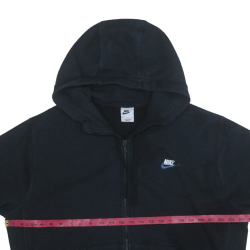 Nike Men's Black Full Zip Hoodie Size L Fleece Sportswear