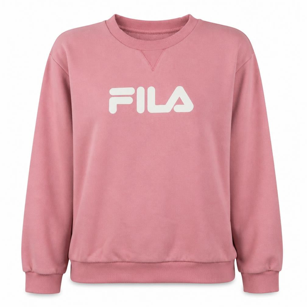 Fila Women’s Pink Logo Sweatshirt XL Pullover Crew Neck Casual