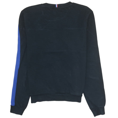 Le Coq Sportif Men's Black Red Crew Neck Sweatshirt M Sports Style