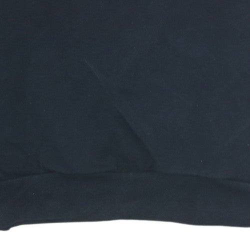 Le Coq Sportif Men's Black Red Crew Neck Sweatshirt M Sports Style