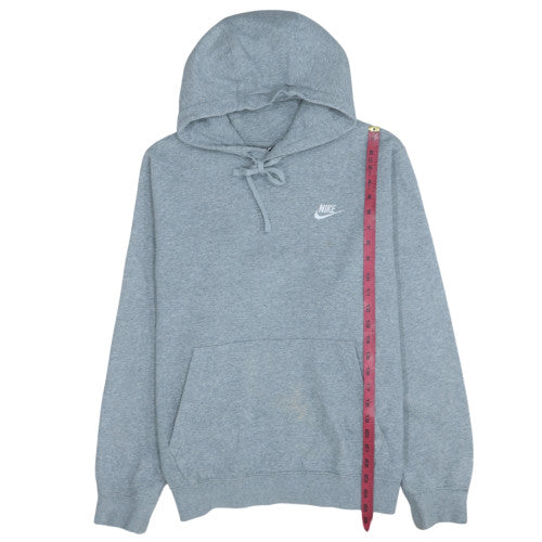 Nike Women’s Grey Pullover Hoodie Medium Cotton Blend Casual